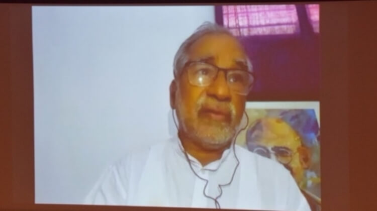 インド・ガンジー研究協会のニーラカンタ・ラダクリシュナン理事長