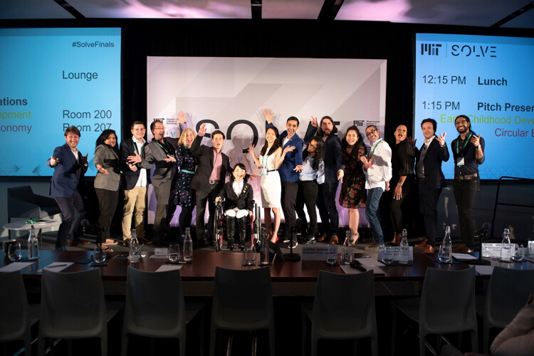MIT Solve 2019の授賞式にて