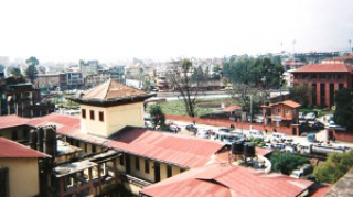  ネパール最高裁判所から市内の景色