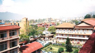  ネパール最高裁判所から市内の風景