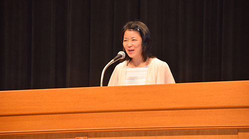 ラザフィマナンテナ仁美さん（2015年教育学部卒）