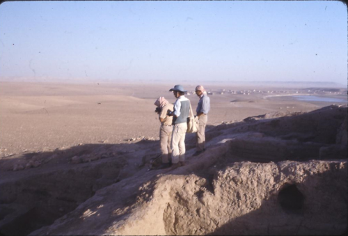 シリア、ユーフラテス川沿いの遺跡で発掘（1977年）