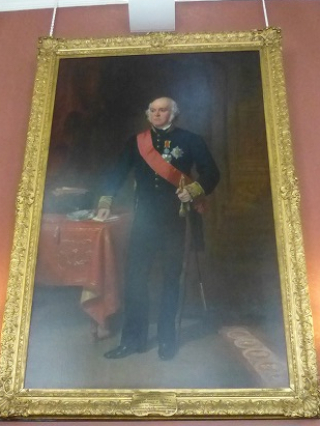 第8代エルギン伯爵ジェームズ･ブルースの壁画