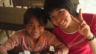 高校3年時にはボランティアでカンボジアに