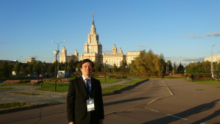 モスクワ大学での国際会議の折