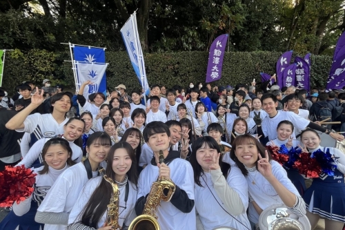 パイオニア吹奏楽団とパンサーズを中心とした学生応援団